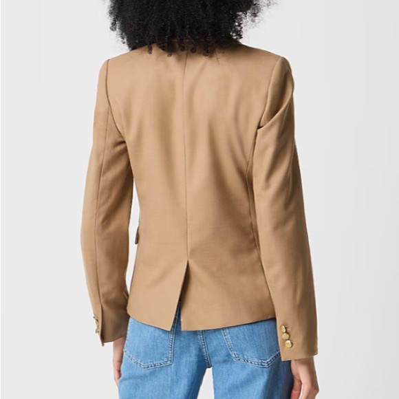 J.Crew Original Schoolboy Blazer Camel Size 4 - Picture 2 of 11